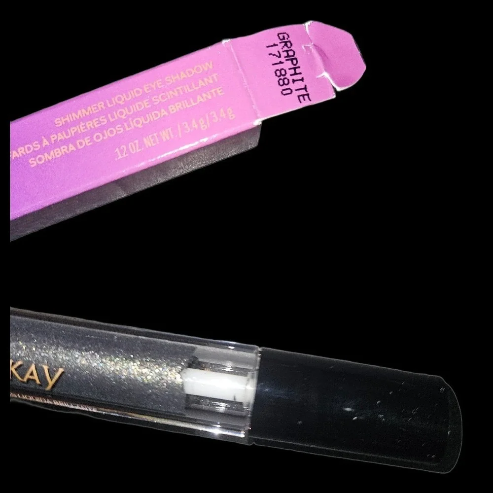 Mary Kay Shimmer Liquid Eye Shadow Graphite‎ New Discontinued